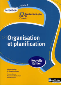 Activite 4 - organisation et planification - bts ag pme-pmi les activites