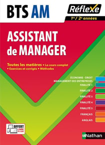Réflexe Tome 12 : BTS assistant de manager - toutes les matières
