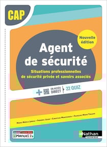 Situations professionnelles de sécurité privée et savoirs associés - CAP Agent de sécurité - Livre du professeur (édition 2024)