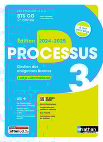 Les processus BTS CG - Processus 3 BTS CG 2ème année - 2024 - Manuel - élève - + iManuel