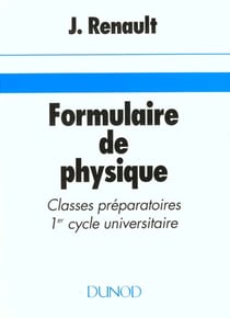 Formulaire de physique