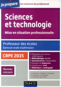 Je prépare - sciences et technologie - professeur des écoles - oral admission - crpe 2015