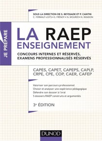 Je prépare - la raep enseignement - concours internes et réservés, examens professionnalisés réservés (3e édition)