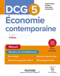 DCG 5 : économie contemporaine - manuel (édition 2023/2024)