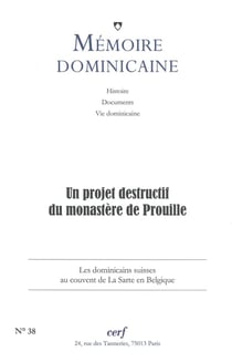 Memoire dominicaine n 38 - un projet destructif du monastere de prouille
