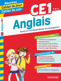 Cahier du jour / cahier du soir : anglais - CE1