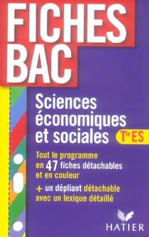 Sciences economiques et sociales terminale es