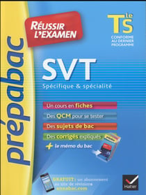 Prepabac examens - svt - tle s - enseignement spécifique