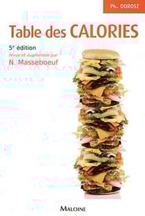 Table des calories, 5e ed.