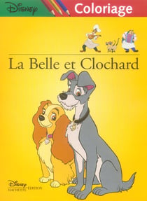 La belle et le clochard, disney coloriage