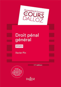 Droit pénal général (édition 2020)