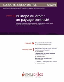 Les Cahiers de la justice 3/2022