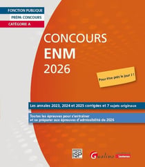 Concours ENM 2026