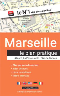 Marseille : le plan pratique - Allauch, La Penne-sur-H., Plan-de-Cuques