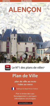 Alençon : plan de ville (édition 2024)