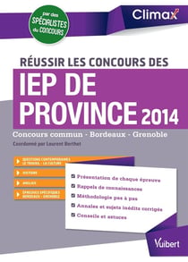 Réussir les concours des IEP de province 2014