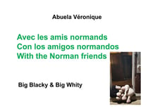 Avec les amis normands : big blacky & big whity