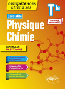 Compétences attendues : spécialité physique-chimie - terminale - nouveaux programmes