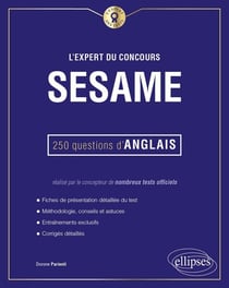 L'expert du concours SESAME - 250 questions d'anglais