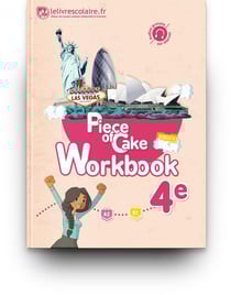 Piece of Cake : anglais - 4e - workbook (édition 2017)