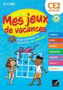 Mes jeux de vacances - CE2 vers le CM1