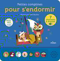 Contes et comptines à écouter - Petites comptines pour s'endormir - LIVRE SONORE - Dès 1 an