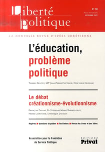 REVUE LIBERTE POLITIQUE : Liberté politique n° 38. L'éducation, problème politique