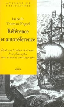 Référence et auto-référence : Étude sur le thème de la mort de la philosophie dans la pensée contemporaines