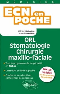 Orl - stomatologie - chirurgie maxillo-faciale