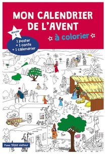 Mon calendrier de l'avent à colorier