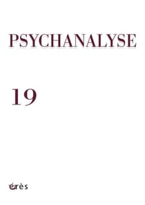 REVUE PSYCHANALYSE n.19 : le savoir du psychanalyste