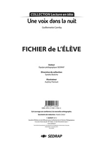 LECTURE EN TETE - VOIX DANS LA NUIT - LECTURE CYCLE 3 (FICHIER)