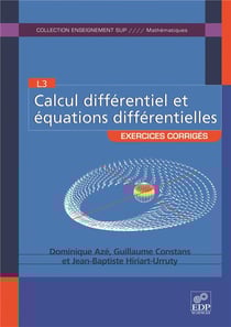Calcul différentiel et équations différentielles