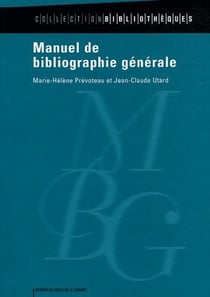 Manuel de bibliographie générale