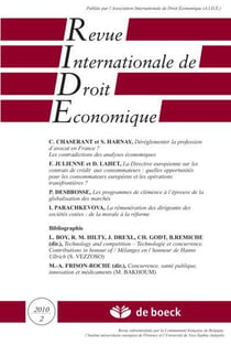 Revue internationale de droit économique n.2010/2
