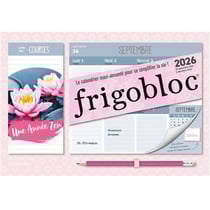 Mini Frigobloc Hebdomadaire : Une Année Zen (édition 2026)