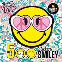 Peace & love - stickers smiley