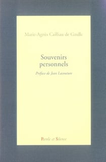 Souvenirs personnels
