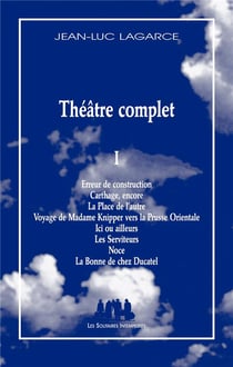 Théâtre complet Tome 1