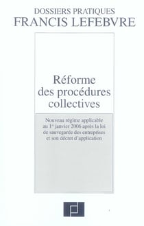 Reforme des procedures collectives