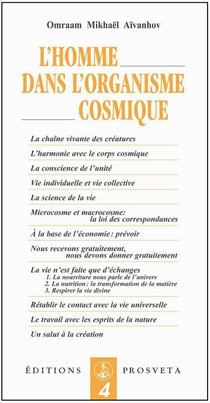 L'homme dans l'organisme cosmique