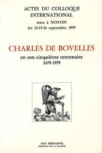 Charles de bovelles - En son cinquième centenaire 1479-1979