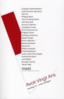 Recueil de textes du colloque meeting t.5 - avoir vingt ans