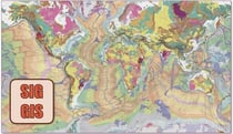 Carte géologique du monde au 1/35 m - sig