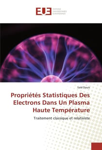 Proprietes statistiques des electrons dans un plasma haute temperature