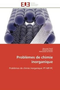 Problemes de chimie inorganique - problemes de chimie inorganique: pt-mp-pc