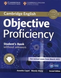 OBJECTIVE PROFICIENCY STUDENT BOOK WITHOUT ANSWERS - WITH DOWNLOADABLE SOFTWARE