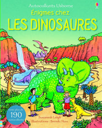 Enigmes chez les dinosaures - Autocollants Usborne