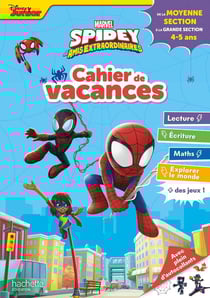 Spidey et ses amis extraordinaires - cahier de vacances - de la MS à la GS