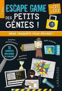 Escape game des petits génies ! : Du CE1 au CE2